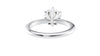 Round Solitaire 6 Claw Diamond Engagement Ring