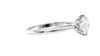 Round Solitaire 6 Claw Diamond Engagement Ring