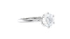 Round Solitaire 6 Claw Diamond Engagement Ring
