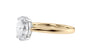 Oval Solitaire Diamond Engagement Ring