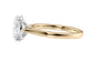 Oval Solitaire Diamond Engagement Ring