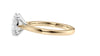 Oval Solitaire Diamond Engagement Ring