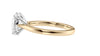 Oval Solitaire Diamond Engagement Ring