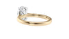 Oval Solitaire Diamond Engagement Ring