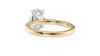 Oval Solitaire Diamond Engagement Ring