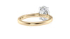 Oval Solitaire Diamond Engagement Ring