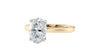 Oval Solitaire Diamond Engagement Ring