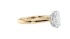 Oval Solitaire Diamond Engagement Ring