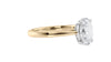 Oval Solitaire Diamond Engagement Ring