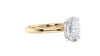 Oval Solitaire Diamond Engagement Ring