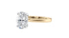 Oval Solitaire Diamond Engagement Ring
