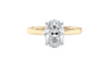 Oval Solitaire Diamond Engagement Ring