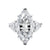Marquise shaped diamond ring on a white background.