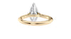 Marquise Cut Solitaire With Diamond Bridge Engagement Ring