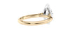 Marquise Cut Solitaire With Diamond Bridge Engagement Ring