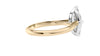 Marquise Cut Solitaire With Diamond Bridge Engagement Ring