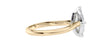 Marquise Cut Solitaire With Diamond Bridge Engagement Ring