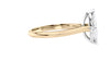 Marquise Cut Solitaire With Diamond Bridge Engagement Ring