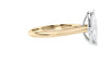Marquise Cut Solitaire With Diamond Bridge Engagement Ring
