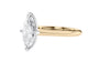 Marquise Cut Solitaire With Diamond Bridge Engagement Ring