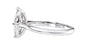 Marquise Cut Solitaire With Diamond Bridge Engagement Ring