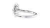 Marquise Cut Solitaire With Diamond Bridge Engagement Ring