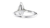 Marquise Cut Solitaire With Diamond Bridge Engagement Ring