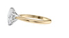 Oval Solitaire 6 Claw Diamond Engagement Ring