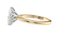 Oval Solitaire 6 Claw Diamond Engagement Ring