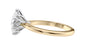 Oval Solitaire 6 Claw Diamond Engagement Ring