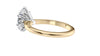 Oval Solitaire 6 Claw Diamond Engagement Ring