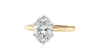 Oval Solitaire 6 Claw Diamond Engagement Ring