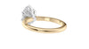 Oval Solitaire 6 Claw Diamond Engagement Ring
