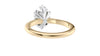 Oval Solitaire 6 Claw Diamond Engagement Ring