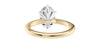 Oval Solitaire 6 Claw Diamond Engagement Ring