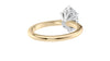 Oval Solitaire 6 Claw Diamond Engagement Ring