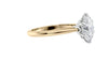 Oval Solitaire 6 Claw Diamond Engagement Ring
