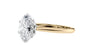 Oval Solitaire 6 Claw Diamond Engagement Ring