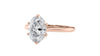 Oval Solitaire 6 Claw Diamond Engagement Ring