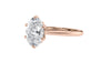 Oval Solitaire 6 Claw Diamond Engagement Ring