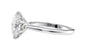 Oval Solitaire 6 Claw Diamond Engagement Ring