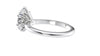 Oval Solitaire 6 Claw Diamond Engagement Ring