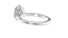 Oval Solitaire 6 Claw Diamond Engagement Ring
