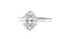 Oval Solitaire 6 Claw Diamond Engagement Ring