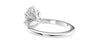 Oval Solitaire 6 Claw Diamond Engagement Ring
