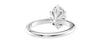 Oval Solitaire 6 Claw Diamond Engagement Ring