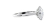 Oval Solitaire 6 Claw Diamond Engagement Ring