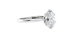 Oval Solitaire 6 Claw Diamond Engagement Ring
