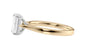 Emerald Cut Solitaire Diamond Engagement Ring