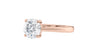 Round Solitaire Tapered Band Diamond Engagement Ring